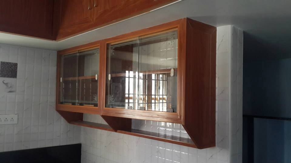 PVC siliding kitchen door